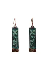Kole Floral Patina Earrings