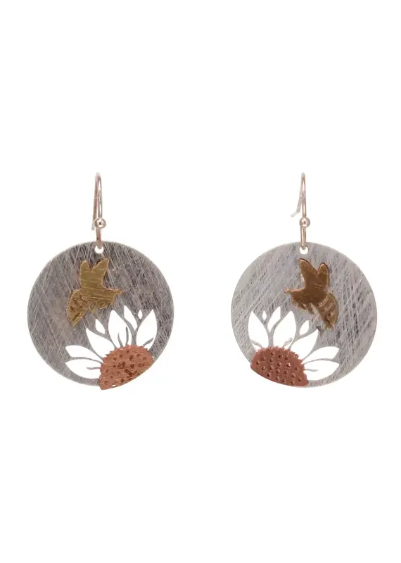 Kole Bee and Flower Earrings
