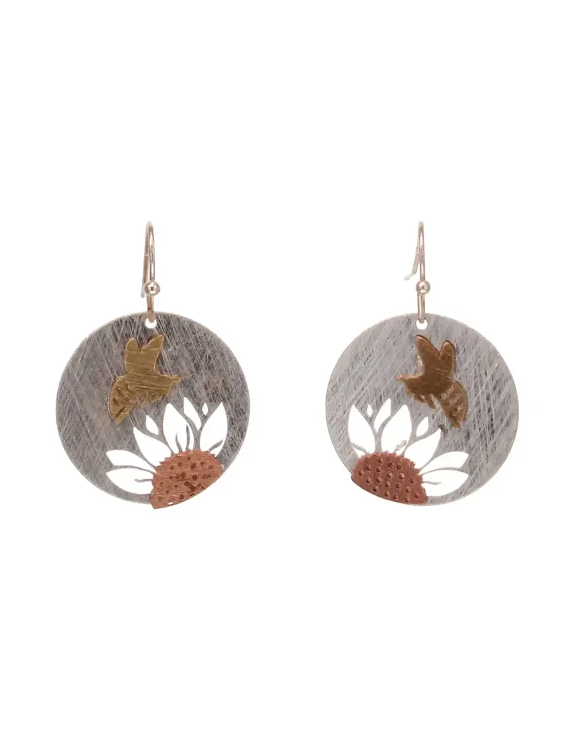 Kole Bee and Flower Earrings