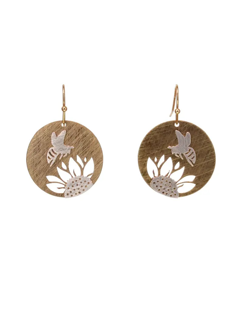 Kole Bee and Flower Earrings