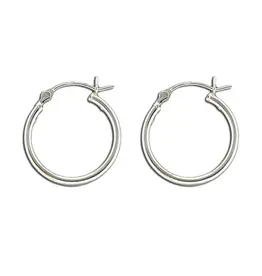 Mark Steel 20mm Hinged Hoop Earrings