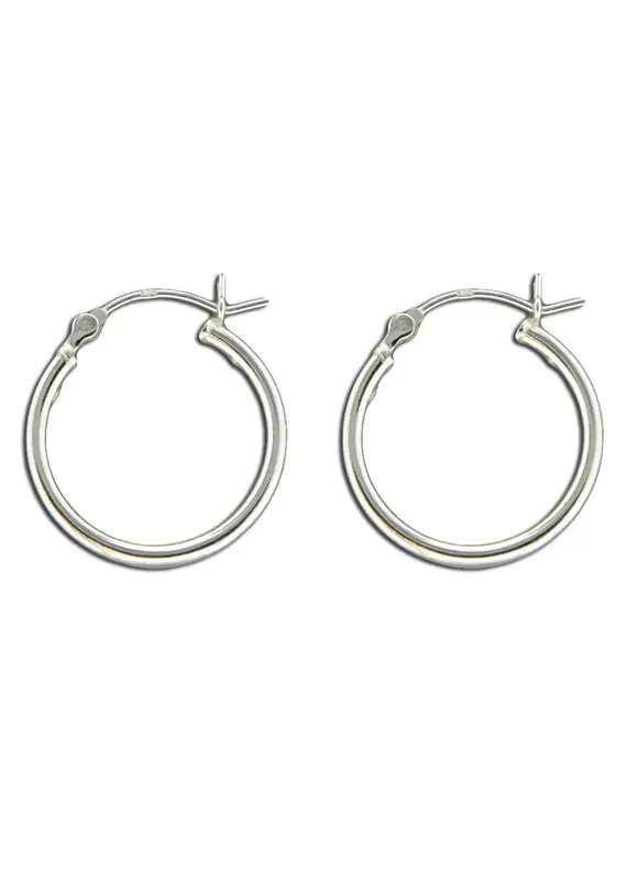 Mark Steel 20mm Hinged Hoop Earrings