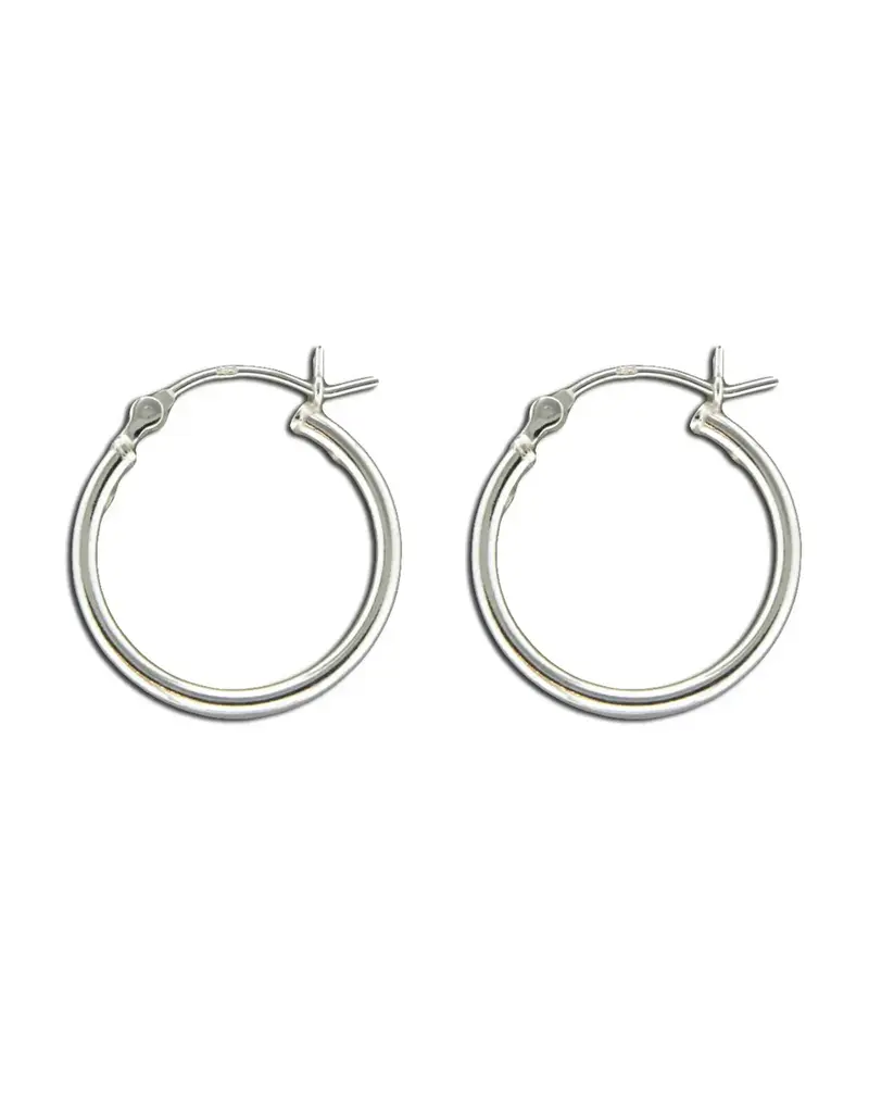 Mark Steel 20mm Hinged Hoop Earrings