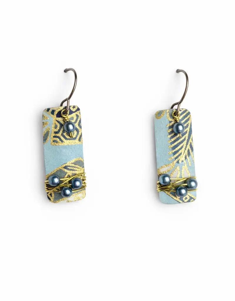 Wide Mouth Frog Pebbles Earrings