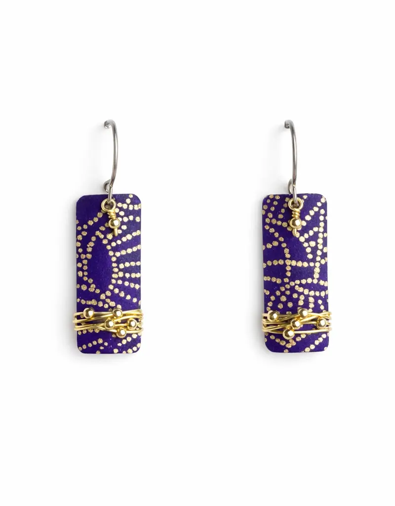 Wide Mouth Frog Pebbles Earrings