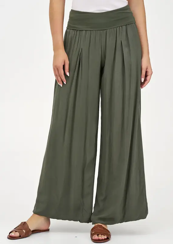 M Made In Italy Wide Leg Combo Pants