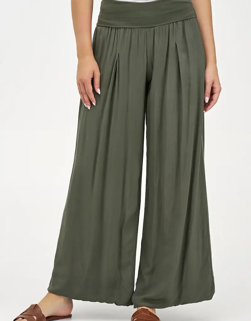M Made In Italy Wide Leg Combo Pants