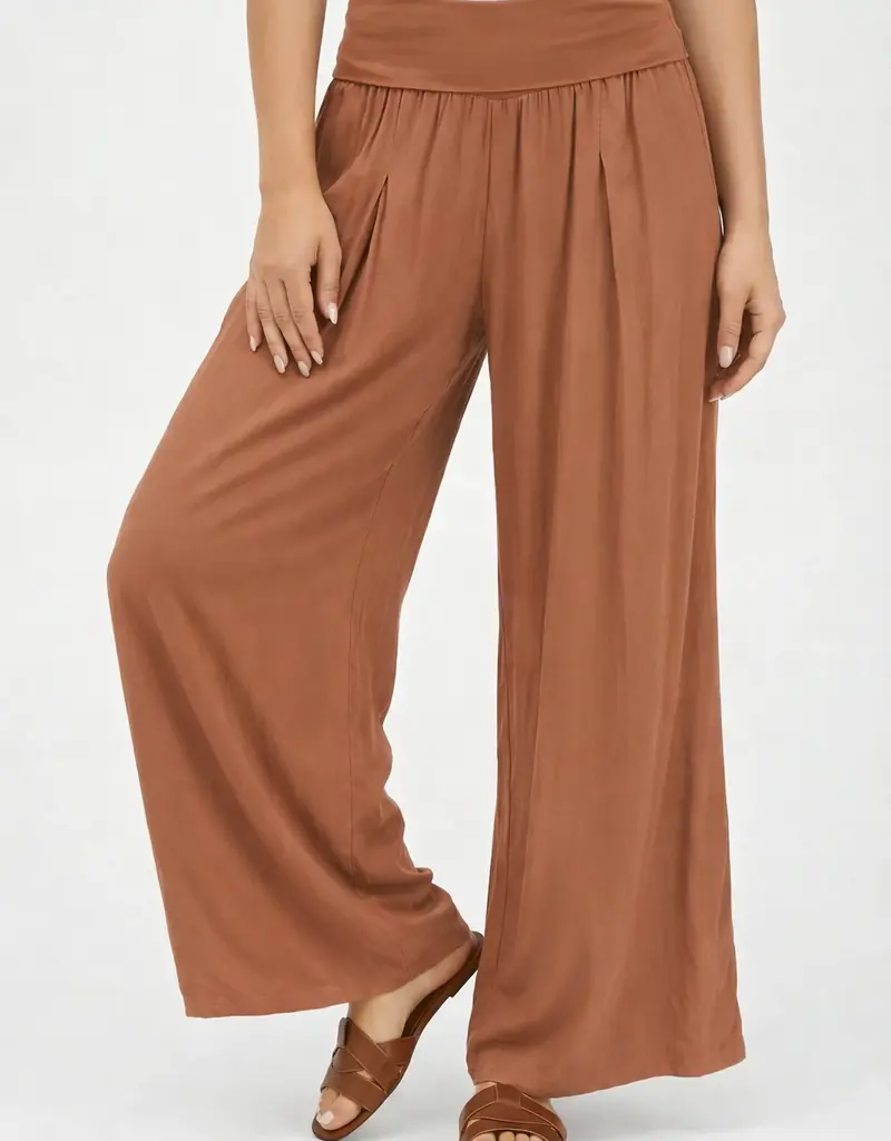 M Made In Italy Wide Leg Combo Pants