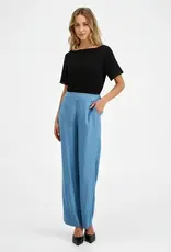 M Made In Italy Detail Hem Short Sleeve Top