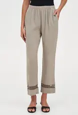 M Made In Italy Lattice Detail Pants