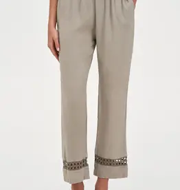 M Made In Italy Lattice Detail Pants