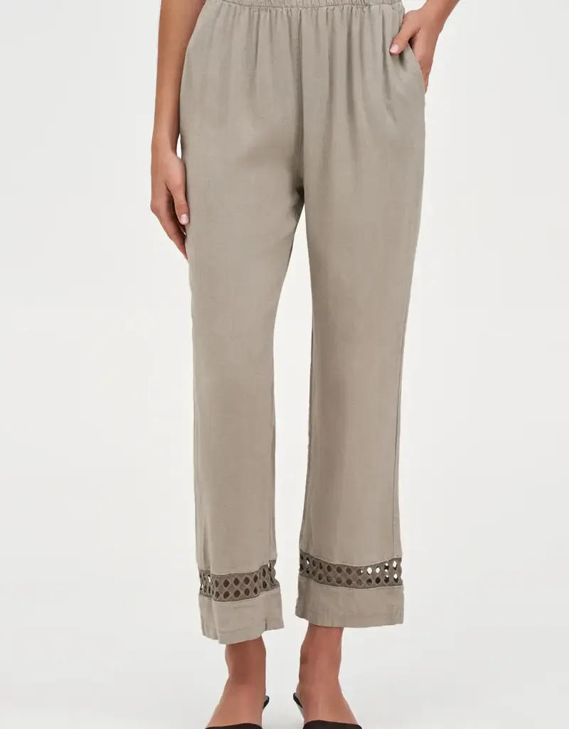 M Made In Italy Lattice Detail Pants