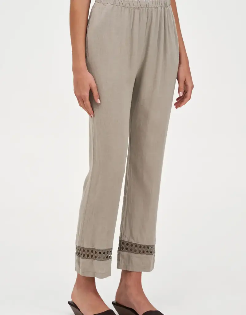 M Made In Italy Lattice Detail Pants