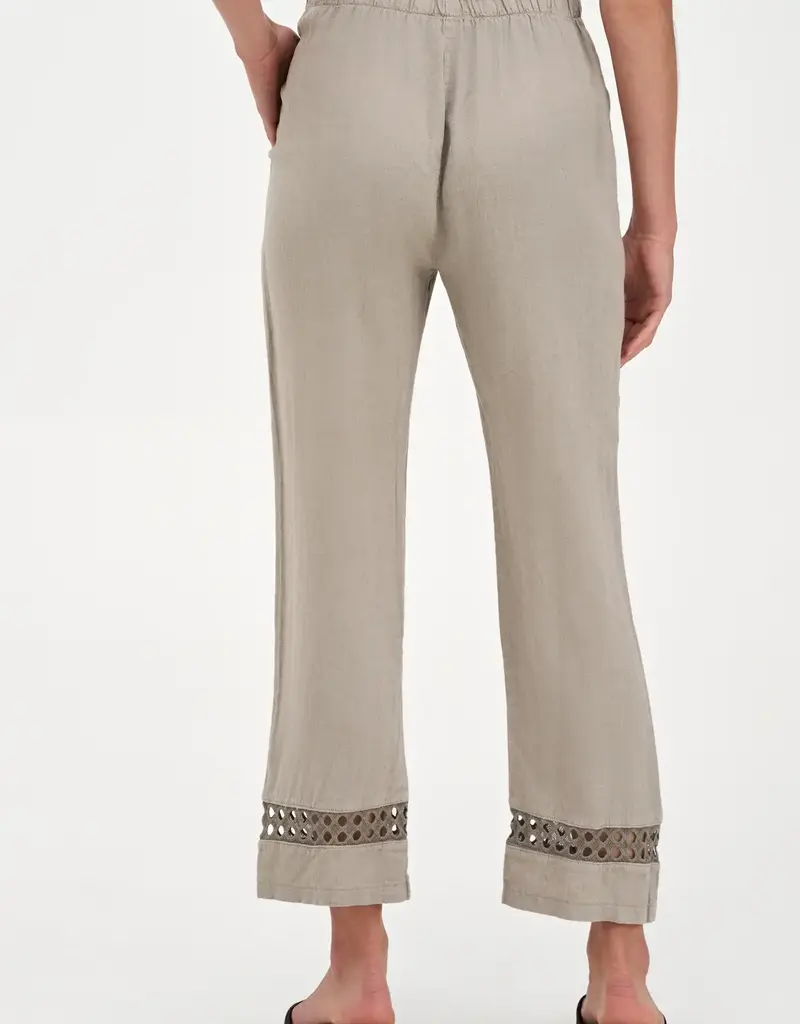 M Made In Italy Lattice Detail Pants