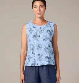 Cut Loose Shell Tank With Wide Facing
