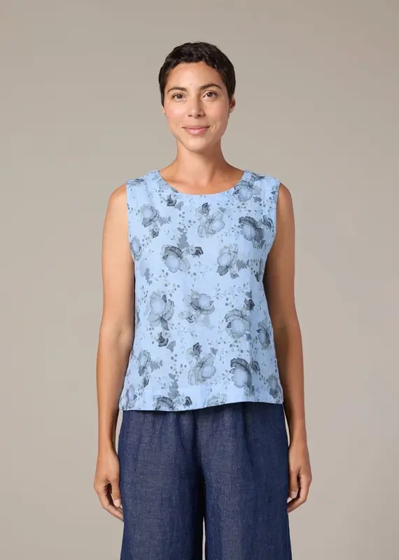 Cut Loose Shell Tank With Wide Facing