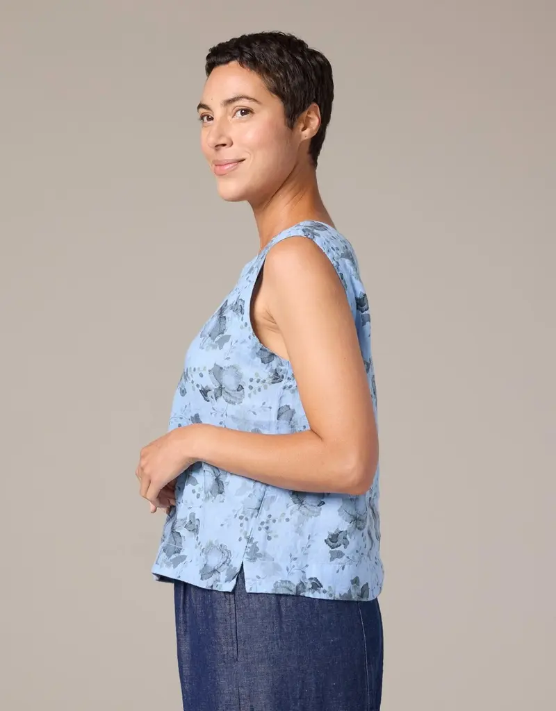 Cut Loose Shell Tank With Wide Facing