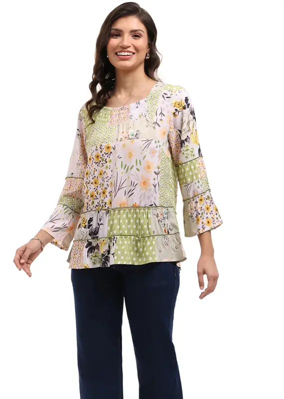 Parsley and Sage Quinn Peasant Top