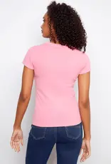 Charlie B Tencel Ribbed Crew Tee