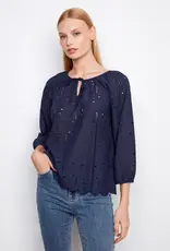 Charlie B Cotton Eyelet Blouse