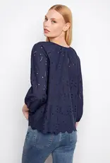 Charlie B Cotton Eyelet Blouse