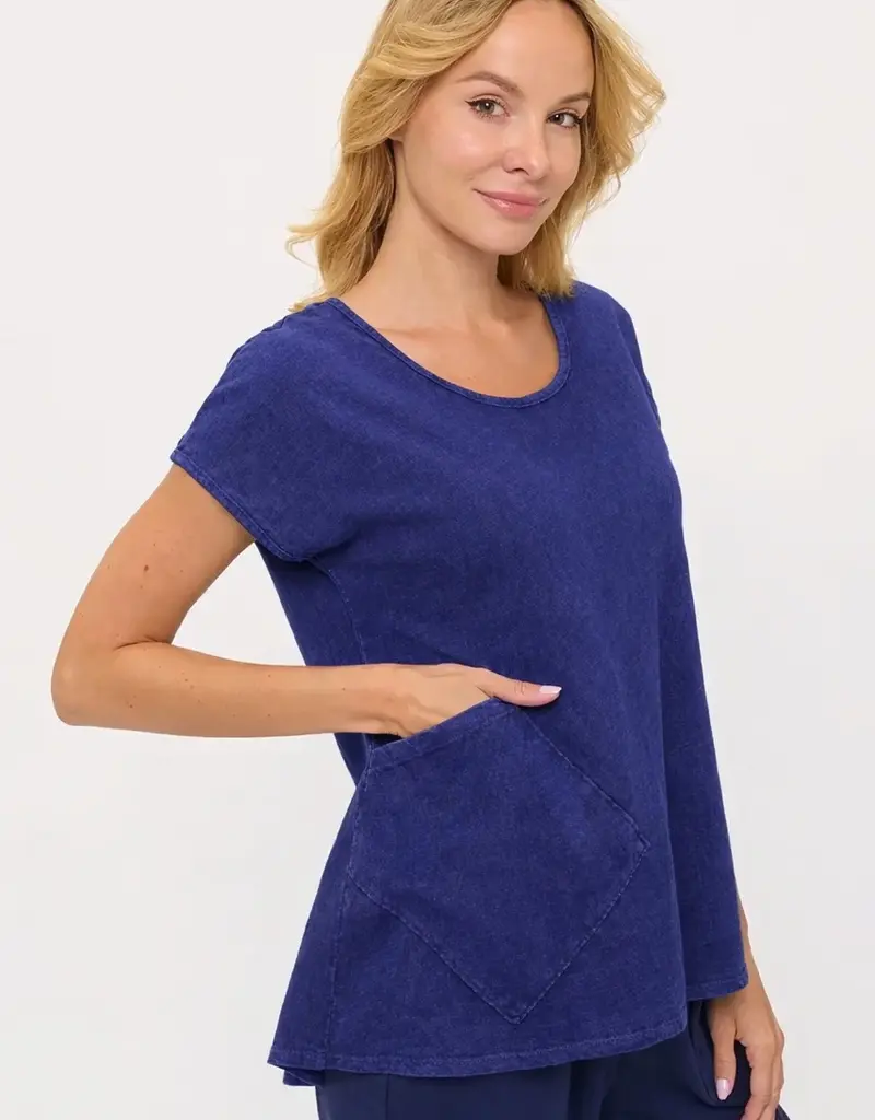 Cotton Lani Low Pocket Top