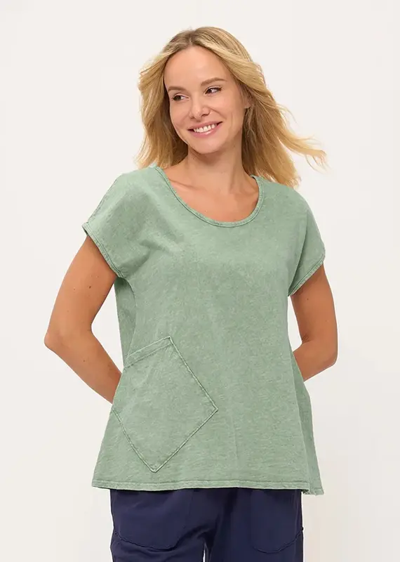 Cotton Lani Low Pocket Top