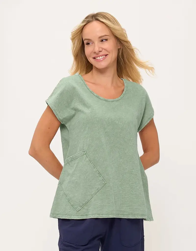 Cotton Lani Low Pocket Top