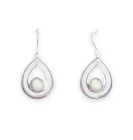 Morningflower Double Teardrop Earrings