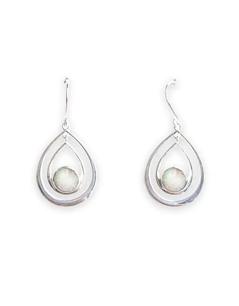 Morningflower Double Teardrop Earrings