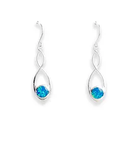 Morningflower Infinity Earrings