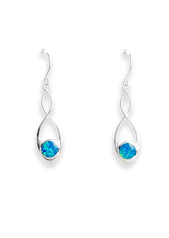 Morningflower Infinity Earrings