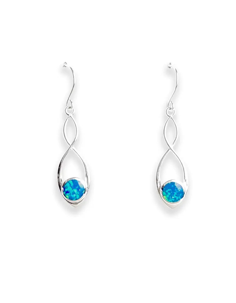 Morningflower Infinity Earrings