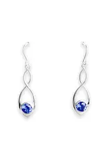 Morningflower Infinity Earrings