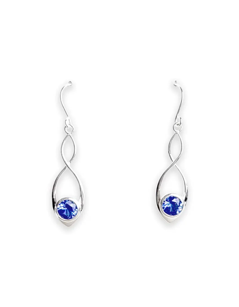Morningflower Infinity Earrings