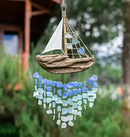 Garden Age Supply Driftwood Boat Windchime