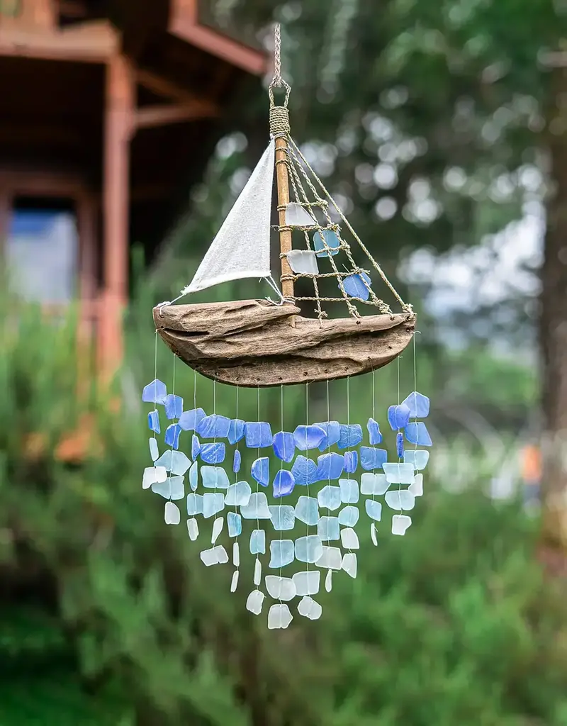 Garden Age Supply Driftwood Boat Windchime