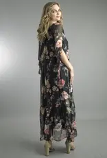 Tempo Paris Floral Silk Dress