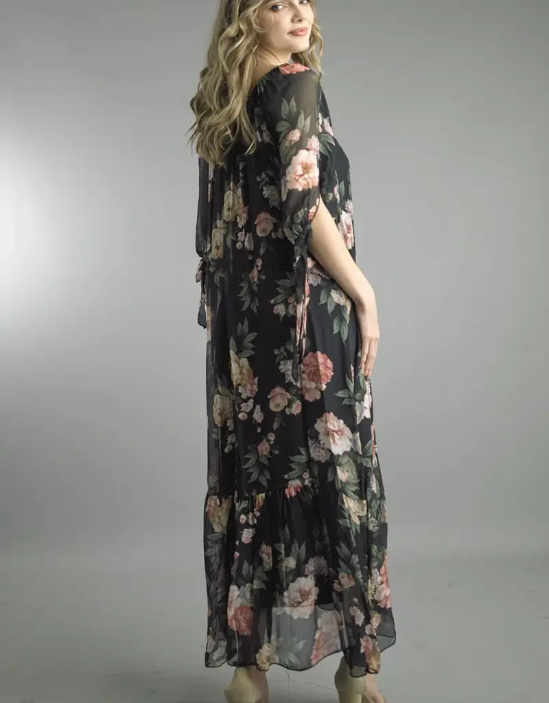 Tempo Paris Floral Silk Dress
