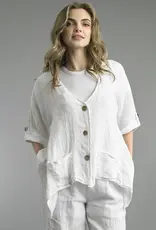 Tempo Paris Three Button Top