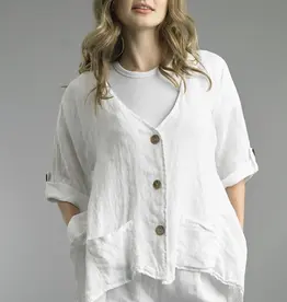 Tempo Paris Three Button Top