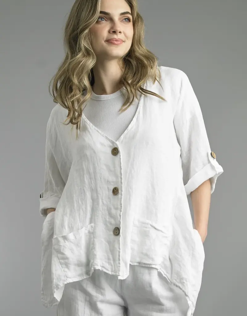 Tempo Paris Three Button Top