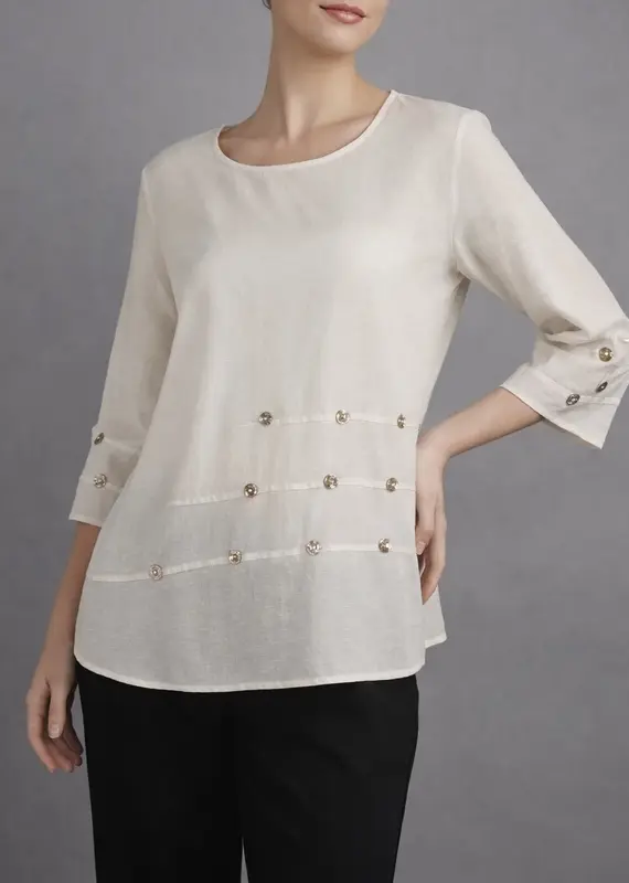 Toofan Button Detail Top