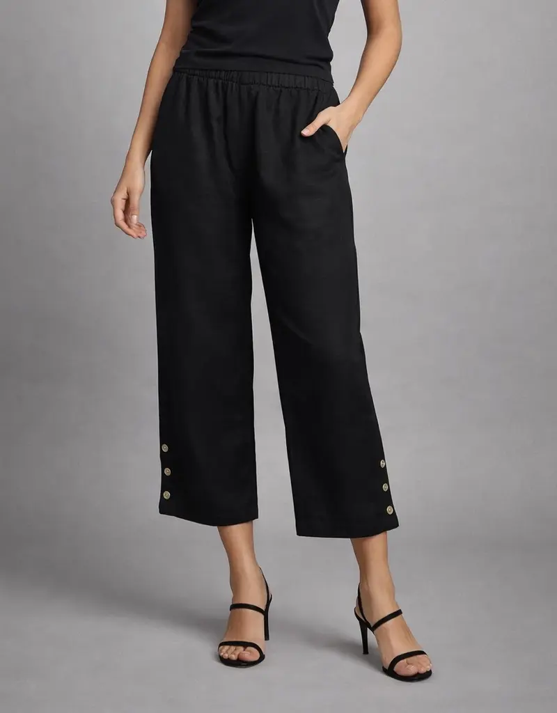 Toofan Side Button Capri Pants