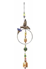 Moksha Hummingbird With Flower Chime