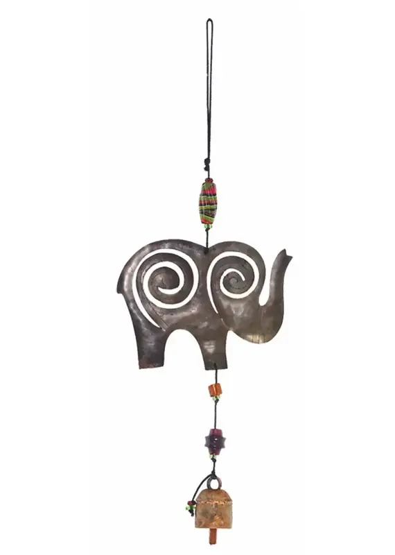 Moksha Curly Elephant Bell Chime