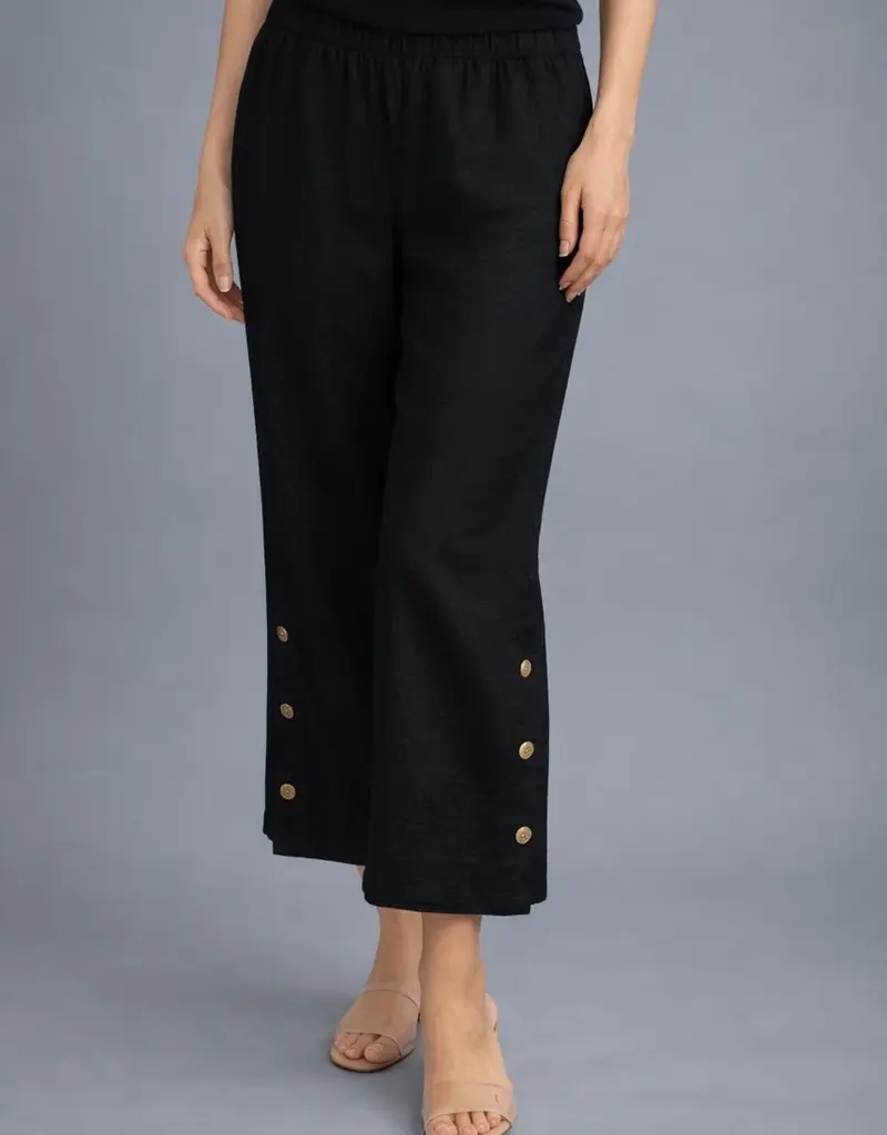 Toofan Button Detail Capri Pants