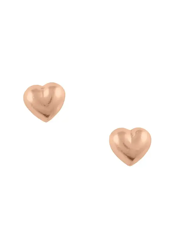 Tomas Simple Heart Stud Earrings