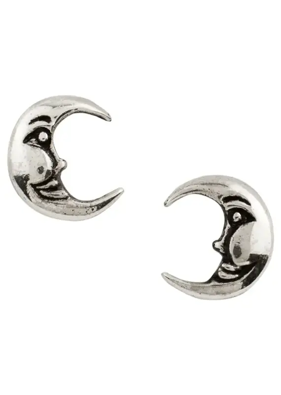 Tomas Man in the Moon Stud Earrings