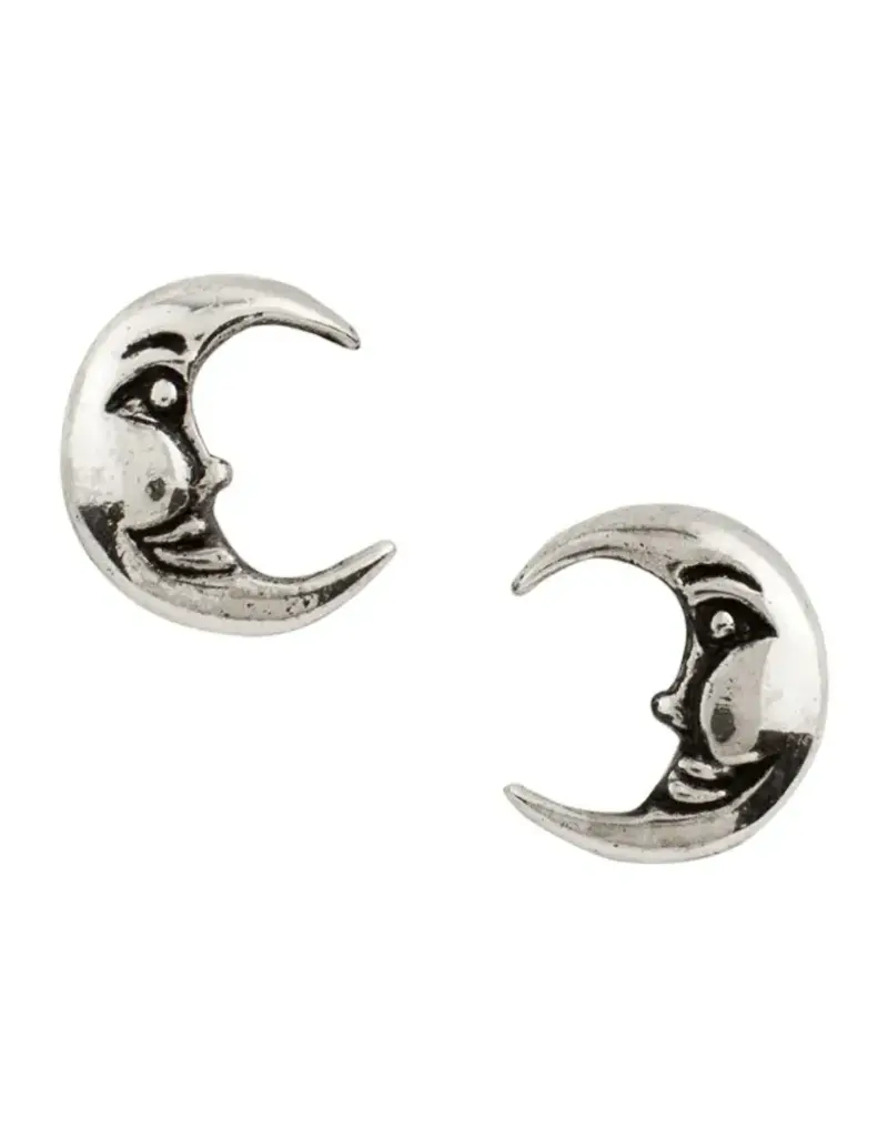 Tomas Man in the Moon Stud Earrings